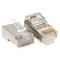 Разъем RJ-45 Cat.5e экран. 30мкд (упак.20шт) PRO EKF