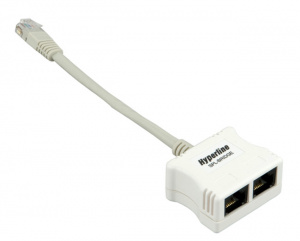 Разветвитель 1*RJ-45 - 2*RJ45 Hyperline