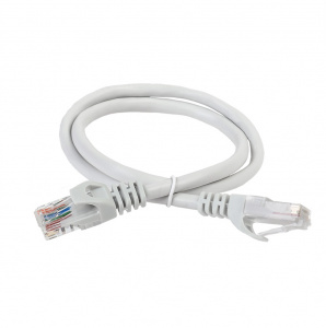 Патч-корд UTP RJ-45 Cat.5e 0,2м серый ITK