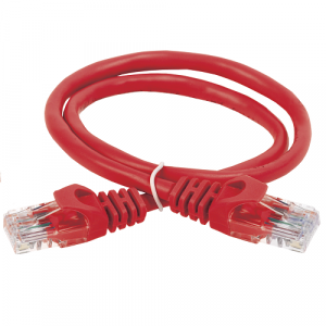 Патч-корд UTP RJ-45 Cat.5e 1,5м красный ITK