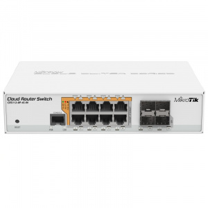 Коммутатор упр. Mikrotik CRS112-8P-4S-IN
