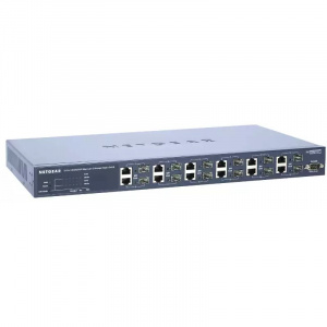 Коммутатор упр. L2+, 12x10/100/100T/SFP, GSM7212F, Netgear