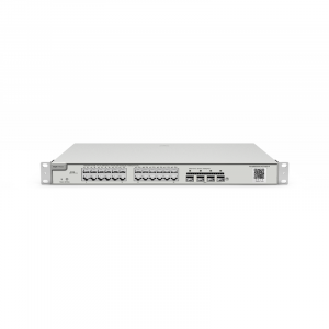 Коммутатор L2 24*SFP (8 комбо портов) + 4*SFP+, металлический корпус, крепления в стойку Ruijie