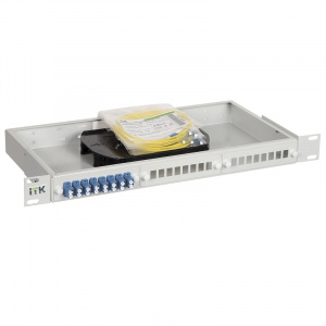 Кросс укомплектованный 1U LC (duplex) 4шт; (OS2) ITK