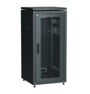Шкаф напольный 18U Г600 перф черный LINEA N ITK