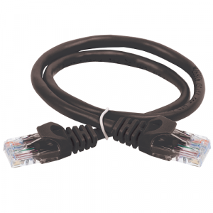 Патч-корд UTP RJ-45 Cat.5e 2м черный ITK