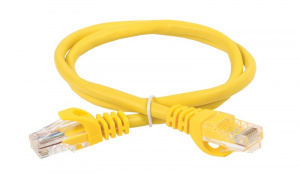 Патч-корд UTP RJ-45 Cat.5e 0,5м желтый ITK