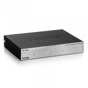 Коммутатор  8x10/100TX metal case DES-1008D D-Link