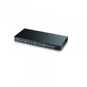 Коммутатор упр. Smart, 48x10/100/1000T, 4x1000/SFP, GS1900-48, Zyxel