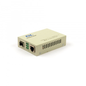 Медиаконвертер RJ-45 10/100/1000 Мбит/с (автоопределение) - 1xSFP 1000 Мбит/с GL-MC-UTPG-SFPG-F Giga