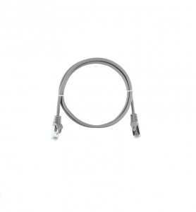 Патч-корд FTP RJ-45 Cat.5e 1 м серый LSZH Nikomax