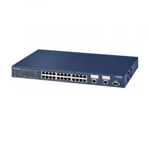 Коммутатор упр. L2, 24x10/100TX, 2x10/100/1000T/SFP, FSM726-300EUS, Netgear