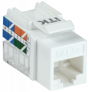 Вставка Keystone RJ-45 Cat.5e 110 IDC ITK