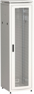 Шкаф напольный 19" 42U Ш600*Г800 перфорированная передняя дверь серый ITK LINEA N