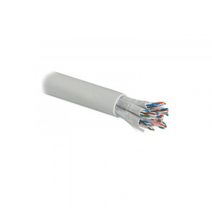Кабель UTP 24 пар (4 пары (24 AWG)х6) Cat.5 внутр. LSZH (по метрам) серый Hyperline