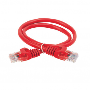 Патч-корд UTP RJ-45 Cat.5e 1м красный GENERICA