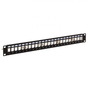 Патч-панель модульная экран. 1U 24 модуля PRO EKF