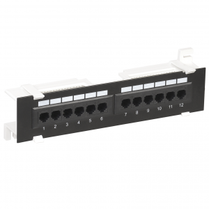 Патч-панель настенная 12*RJ-45 Cat.6 ITK
