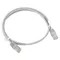 Патч-корд FTP RJ-45 Cat.6 0.5м LSZH серый PRO EKF