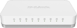 Коммутатор D-Link DGS-1008A/E1A 8G неуправляемый