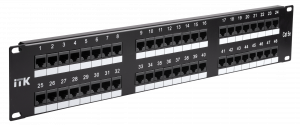 Патч-панель 2U 48*RJ-45 Cat.5e ITK