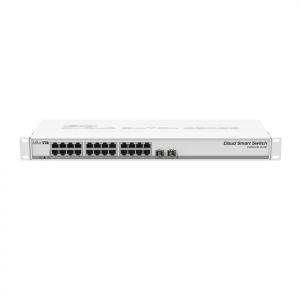 Коммутатор упр. 24x100/1000T 2xSFP+ CSS326-24G-2S+RM MikroTik