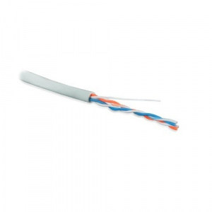 Кабель UTP  2 пары Cat.5 внутр. 500м серый Hyperline