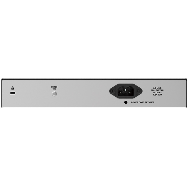 Коммутатор 16x10/100TX ( 8xPoE бюджетPoE: 80 Вт), 2x10/100/1000T/SFP, DES-1018P, D-link