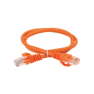 Патч-корд UTP RJ-45 Cat.5e 1м оранжевый LSZH ITK