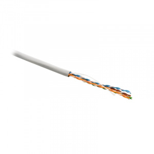 Кабель UTP  4 пары Cat.5е внутр. 305 м серый Hyperline