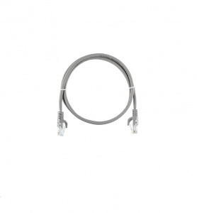 Патч-корд UTP RJ-45 Cat.5e 1,5м серый LSZH Nikomax