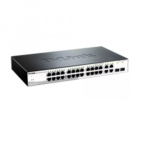 Коммутатор упр. 24x10/100/1000T, 4xSFP, DGS-1210-28, D-Link