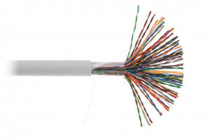 Кабель UTP 50 пар Cat.5 внутр. 305м серый NETLAN