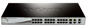 Коммутатор упр. 24x10/100TX PoE 2x10/100/1000T 2x10/100/1000T/SFP DES-1210-28P D-link