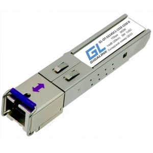 Модуль SFP WDM 1Гбит/c одно волокно SM 1xSC Tx:1310/Rx:1550 нм DDM 14 дБ (до 20 км) GL-30TSC, Gigali