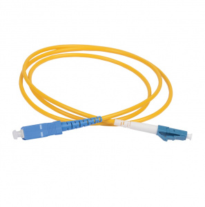 Патч-корд оптический  SM, 9/125 (OS2), LC/UPC-SC/UPC,(simplex),1м ITK 