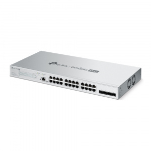 Коммутатор упр. L2+ 24x100/1000T PoE 4xSFP+ TP-Link