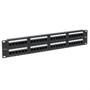 Патч-панель 2U 48*RJ-45 Cat.5e EKF